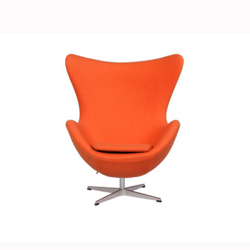 Classic Cashmere Wool Egg Lounge Chair