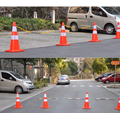 PVC road warning colored safety traffic cone