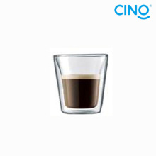 2014 new products borosilicate glass double wall glass cup Italian small coffee cup