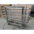 counterflow wort chiller tube in shell heat exchanger