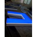 Spray Paint Stainless 3D Sign Steel Wooden Color Fashion LED Backlit Channel Letter Sign