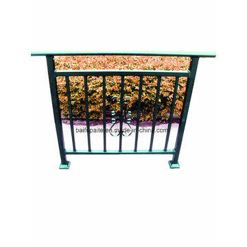 Building Guardrail Balcony Baluster Residential Guardrails Iron Fence Powder Coated Metal Fences