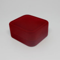 velvet mini square unique ring box