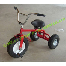 kids tricycle toy with ruber pneumatic wheel