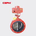 Strong applicability Electric Rubber Lined Butterfly Valve