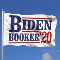 Custom Joe Biden Flag Satin Printing USA American