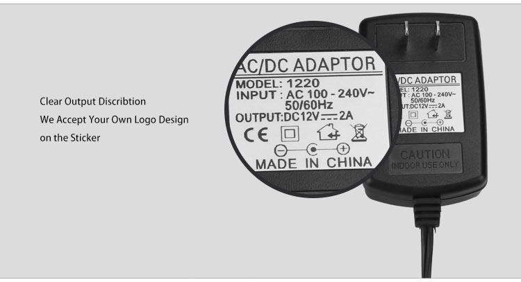 adapter charger 12v 2a for lg