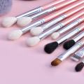 Low MOQ Free Sample Pink Makeup Brush Set