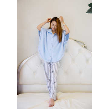 Light blue cloak-style pajamas