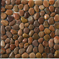 Polished Natural Meshwork Stone pebble tile