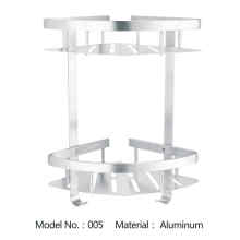 Aluminum Wall Mounted Two Tiers Bathroom Storage Holder