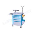 ABS Plastic Medical Emergency Trolley Hospital