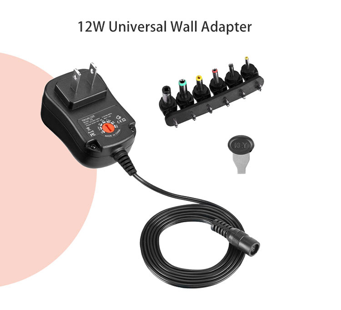 12w universal wall adapter