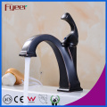 Fyeer Black Bathroom Antique Copper Faucet