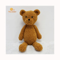 Factory Handmade Baby Crochet Toy Brown Teddy Bear