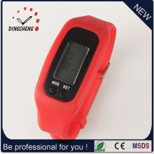 Stock Silikon Mode Unisex Sport Pemometer Uhr als Smart Armband