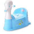 Duck Shape Baby Toilet Entrenador