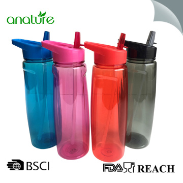 750ML Plastic Tritan Water Bottle With Straw Lid