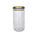 700ml clear food glass storage pickle honey jar