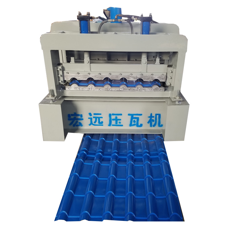 glazed steel tile machine