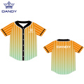 Camisa de beisebol de malha barata personalizada