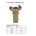 Universal Air Coupling Hose End Europ Type