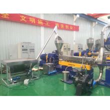 PE caco3 high filler masterbatch twin screw extruder