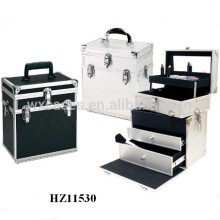 aluminum hairdressing case can splitted into 2 parts,with 2 color options