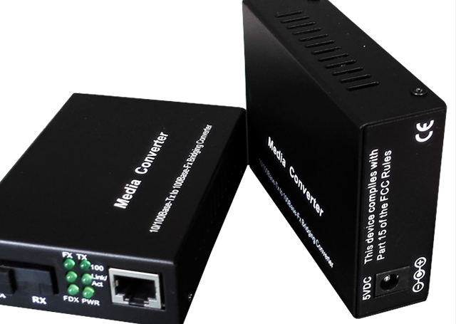 1 Gig Fiber Media Converter