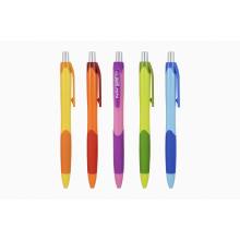 Stylo plume en plastique caoutchouté promotionnel