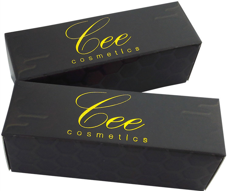 Elegant Offset Printing With Gold Foil Cosmetic Box