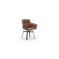 Modern Copy Leather Chair Design Wholesale Furniture Dining Chair Italy Home Furniture Fabric Chair Nordic Adjustable (height)