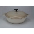 Oval Enameled Cast Iron Casserole