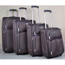 2014 lugggage de estilo Fashion business com 1680D tela bagagem de carrinho caso definido