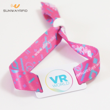 Custom Printing 125KHZ EM4200 Fabric Wristband