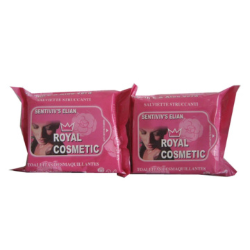 Lingettes cosmétiques démaquillantes biodégradables