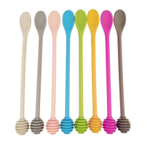 Factory Wholesale Food Grade Silicone Honey Dipper Stick