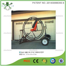 Convenient Mobile Industrial Gyroscope on Trailer