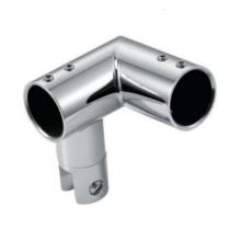 90 Degree Round Tube with Clip Connector