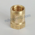 CNC Turning Machining Brass Coupling