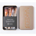 12PCS ouro profissional Naked3 Kit de escova de maquiagem com preço por atacado