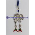 Evil Eye Elephant Amulet or Car Hanging Decoration Ornament