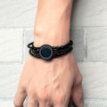 Custom men's fashion leather bracelets