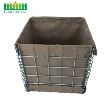 Барьеры Hesco, Сваренная Ячеистая Сеть Корзины Gabion 