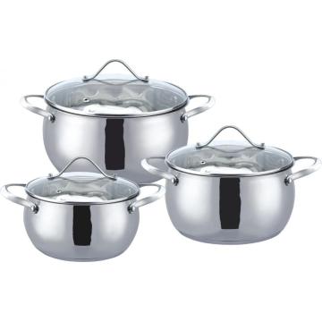 Hot sale 6pcs apple shape cookware set