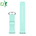 Single Color Waterproof Apple Silicone Watch Straps