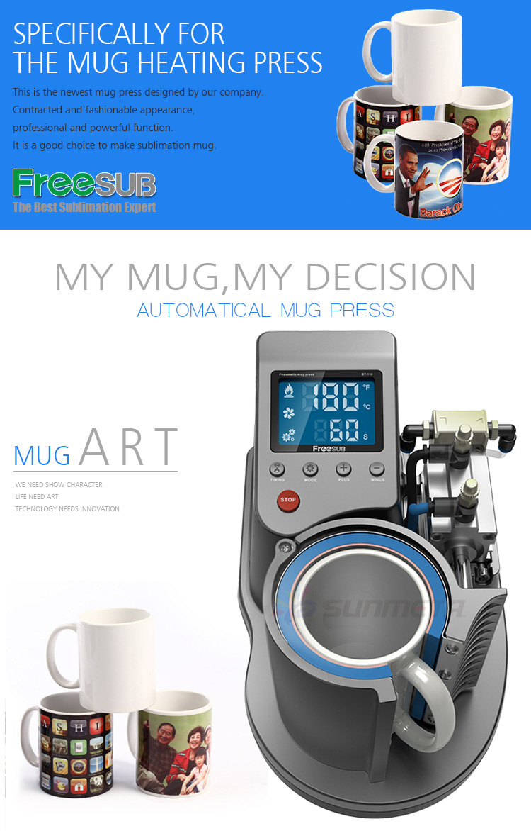 FREESUB Sublimation Best Coffee Cups Printing Machine