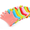 Gants de cuisine en silicone de qualité alimentaire Gants de barbecue en silicone