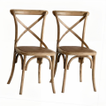 Modern Home Furniture Soild Wooden Dining Chair Seat Outdoor Club Chair Patio Garden Furniture Stackable Dining Chair