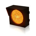 8 inch yellow solar led traffic warning light